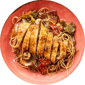 marmita de panado de frango saudável